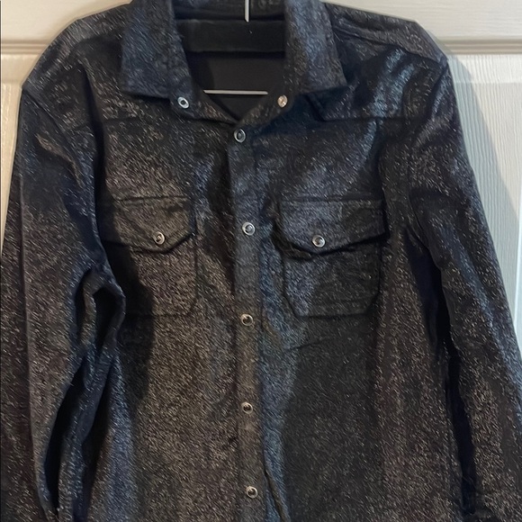 INC International Concepts Black Casual Button Down Shirt - Picture 2 of 10